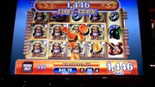 Zeus Winning Line Hit on penny slot machine