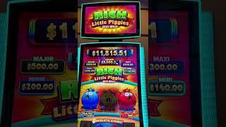 DOUBLE BONUS on $30 BET ⋆ Slots ⋆  Rich Little Piggies!!