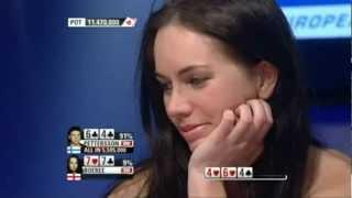 Liv Boeree crashes into a flopped full house