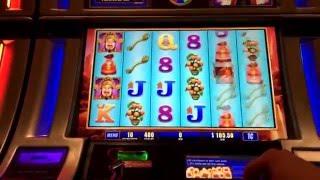 FORTUNE RULER SLOT MACHINE! Nice win! Max Bet WMS slot machine.