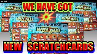 NEW ""WIN ALL! ""Scratchcards. REDHOT BINGO" MONOPOLY" WONDERLINES