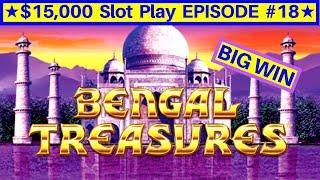 Lightning Link Bengal Treasures Slot Machine HUGE WIN | EPISODE-18 | Live Slot Play w/NG Slot
