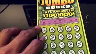Connecticut lottery Jumbo Bucks Scratch off