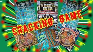 CRACKING GAME.of Scratchcards...£100 Loaded..Money SPINNER..Cash Drop..Wonderlines..12 Mths RICHER.