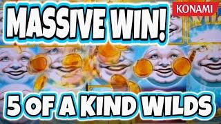 MASSIVE 5 OF A KIND WILD JACKPOT!