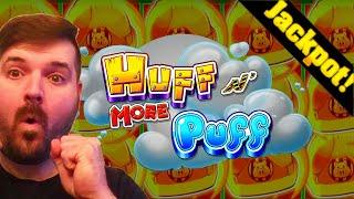 Using THIS BETTING METHOD To WIN My FIRST JACKPOT HAND PAY On Huff 'N More Puff!