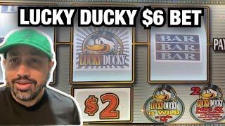 RED RED SCREENS !! LUCKY DUCKY $6 BET LIVE PLAY AT RIVER SPIRIT CASINO TULSA!!