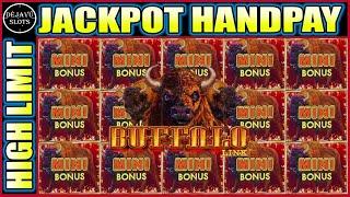 UNBELIEVABLE WIFE LANDS A JACKPOT HANDPAY ON LAST LUCKY SPIN! HIGH LIMIT BUFFALO LINK SLOT MACHINE