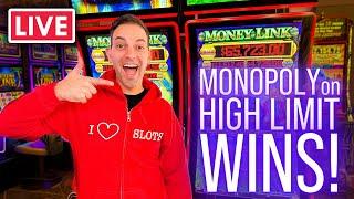 ⋆ Slots ⋆LIVE : MONOPOLY on HIGH LIMIT Wins at the Casino