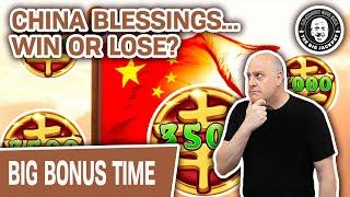 ★ Slots ★ WIN Or LOSE? ★ Slots ★ Guess My Luck On The China Blessings Slot Machine!