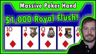Our $1,000 Royal Flush! FINALLY! • The Jackpot Gents