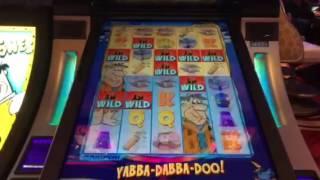 Flintstones Slot Machine Yabba-Dabba-Doo Bonus Venetian Casino Las Vegas