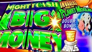 BIG MONEY $$$ MIGHTY CASH•INTENSE PLANET MOOLAH WIN• CASINO GAMBLING