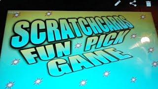 SCRATCHCARDS..VIEWERS PICK THEM....& BIRTHDAY BASH..