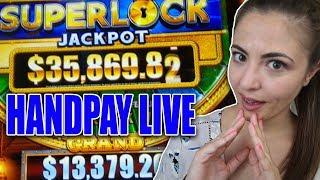 HANDPAY Jackpot! $30/BET on Superlock Eureka Blast Lock It Link!
