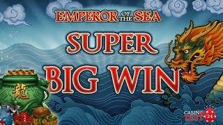 SUPER BIG WIN on Emperor of the Sea - Microgaming Slot - 3,52€ BET!