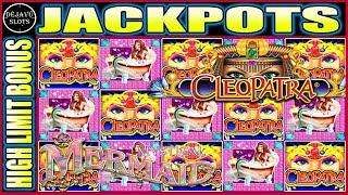 INCREDIBLE 3 JACKPOT HANDPAYS ON HIGH LIMIT SLOT MACHINES