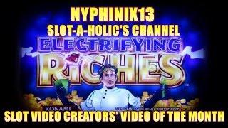 Slot Video Creators' Game of the Month - Electrifying Riches