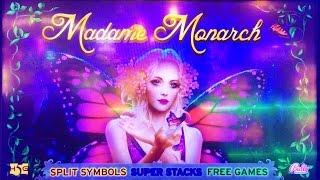 Madame Monarch slot machine, short sample & rules