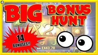 • BIGGGGG BONUS HUNT 14 BONUSES!! •