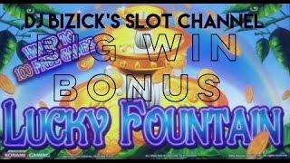 ~$$$ HUGE WIN $$$ ~ THROWBACK OLD SCHOOL ~*** Lucky Fountain Slot Machine ***~ 4 BONUSES!!! • DJ BIZ