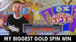 ⋆ Slots ⋆ My BIGGEST GOLD SPIN WIN EVER on WHEEL OF FORTUNE!