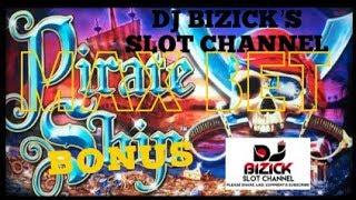 ~$ MAX BET BONUS $~ Pirate Ship Slot Machine ~ WMS ~ BIG WIN!!! • DJ BIZICK'S SLOT CHANNEL