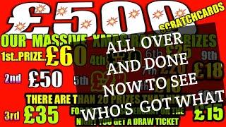 MEGA £500 PRIZE RAFFLES  DRAW FOR THE VIEWERS.."THE RESULT"