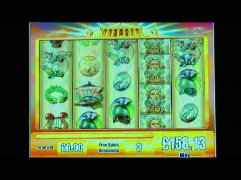 £160 SUPER BIG WIN (178 X STAKE) on Zeus™ slot game at Jackpot Party®.