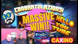 Insane Bonus!! Massive Win From Street Racer Slot!!