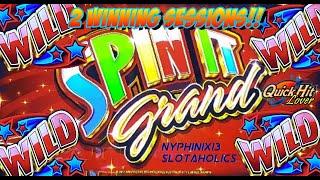 Spin It Grand 2 Winning Slot Bonuses!!!