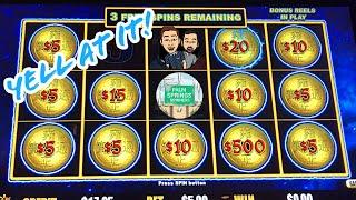 Sometimes YELLING At Your Slot Machine Brings A HUGE WIN!
