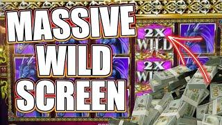 MASSIVE FULL SCREEN WIN WITH MULTIPLIERS!!!