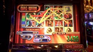 Slot machine bonus on Queens Knight at Sands Casino in Bethlehem.
