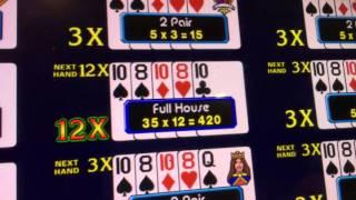 Max Bet Ultimate X Poker Win