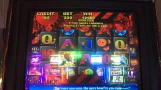Amazing Money Machine - Bonus - $2 Bet.  I'd never gotten the bonus on this machine.