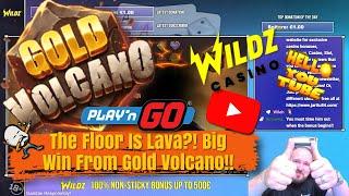 The Floor Is Lava! Big Win From Gold Volcano!!