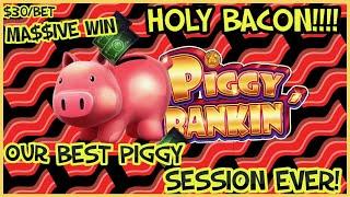 SUPERLOCK Lock It Link Piggy Bankin' MASSIVE WIN (3) HANDPAY JACKPOTS ★ Slots ★HIGH LIMIT $30 Max Be
