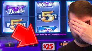⋆ Slots ⋆ My First Time Playing A $25 Denom SLOT MACHINE....AND I WON! ⋆ Slots ⋆