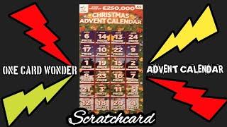 •Christmas Advent Scratchcard.•️....   it's a One Card Wonder Game....says..•