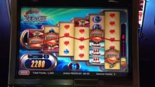 Zeus III Slot Machine Line Hit #2 Aria Casino Las Vegas