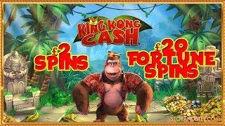 King Kong Cash £2 Spins & £20 Fortune Spins