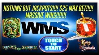 $25 BETS! NOTHING BUT HANDPAYS SLOT MACHINE JACKPOTS AND HUGE WINS!