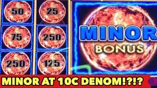 •️LIGHTNING LINK HUGE WIN•️ MINOR AT 10cent Denom? OH YEAH~