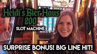 Heidis Bier Haus 200! Surprise Bonus! Nice Line Hits!!!