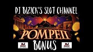 ~** THROWBACK **~ Pompeii Slot Machine ~ FREE SPIN BONUS! ~ BLAH!!! • DJ BIZICK'S SLOT CHANNEL