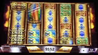 IGT * GOLDEN EAGLE * Slot Machine Free Spin Bonus & Nice Line Hit..2 Videos