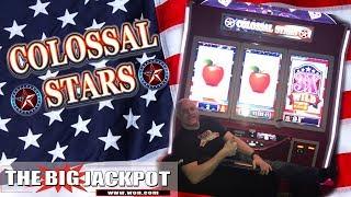 • MAX BET! •The BIGGEST Slot Machine I Could Find! • Colossal Stars •| The Big Jackpot