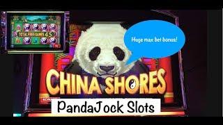 My biggest win yet on China Shores slot! Huge win on max bet!