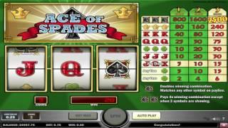Free Ace of Spades Slot by Play n Go Video Preview | HEX